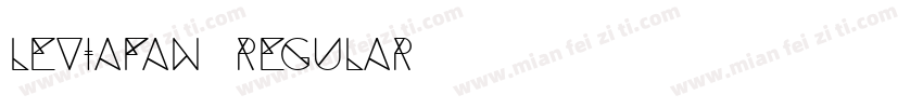 Leviafan Regular字体转换